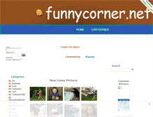 Tablet Screenshot of funnycorner.net